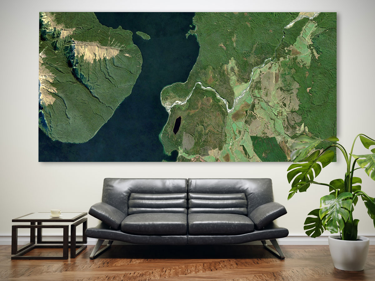 Carlton Mapping on wall